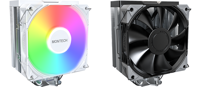MONTECH NX400 ARGB - CPU Air Cooler, Single Tower, 4 Advanced Heat